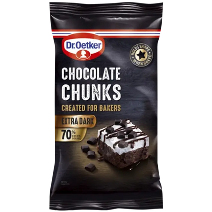 Dr. Oetker Dark Chocolate Chunks 400g