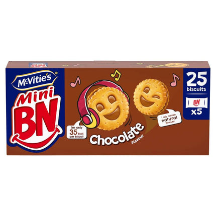 McVitie's Mini BN Chocolate Flavour Biscuits 5 Pack, 175g