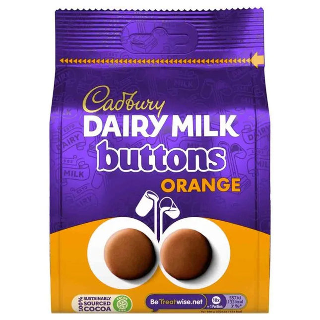 Cadbury Dairy Milk Orange Buttons 100g