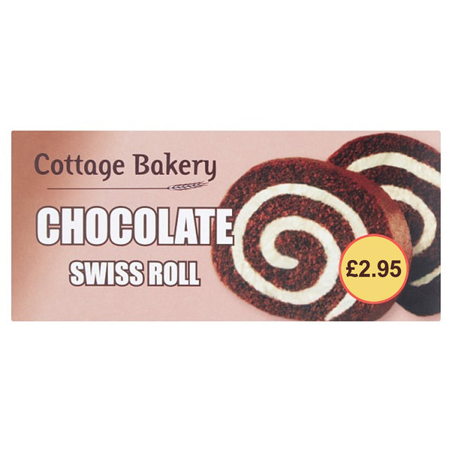 Cottage Choc Swiss Roll PMP £2.95 400G