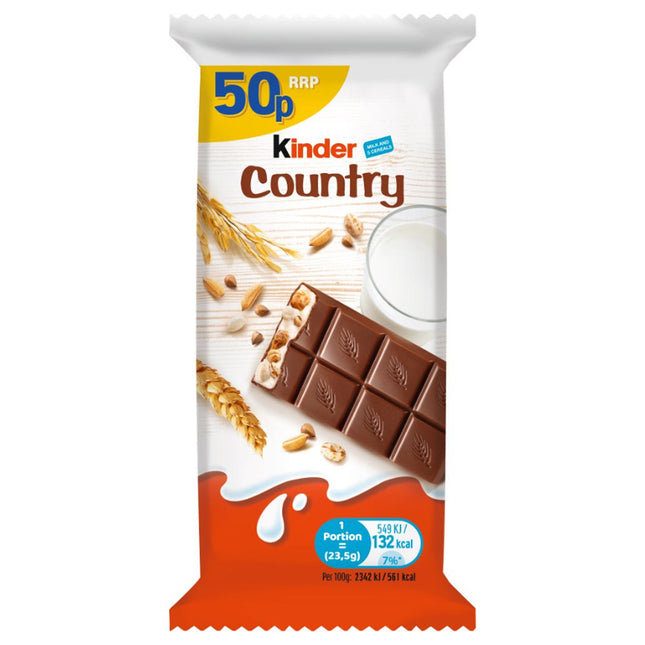 Kinder Country T1 x40  50p PMP 23.5g