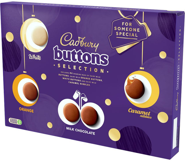 Cadbury Buttons Chocolate Selection Box 340G
