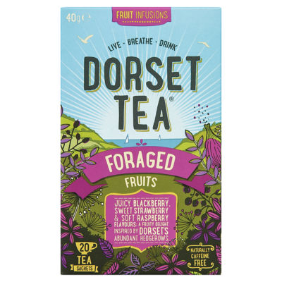 Dorset Tea 4 x 20 Foraged Fruits Teabags