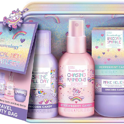 Beauticology Travel Beauty Bag Gift Set 300g