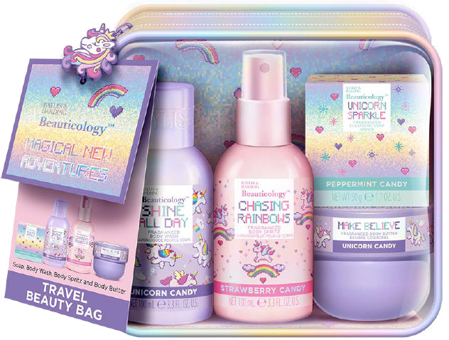 Beauticology Travel Beauty Bag Gift Set 300g