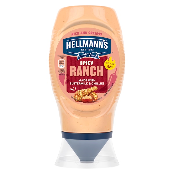 Hellmann's Squeezy Spicy Ranch Mayo 8x245g