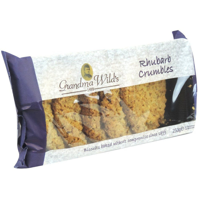 Grandma Wild's Rhubarb Crumble 5 Pack 250g