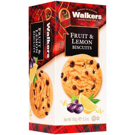 Walkers Carton Fruit & Lemon Biscuits 150g