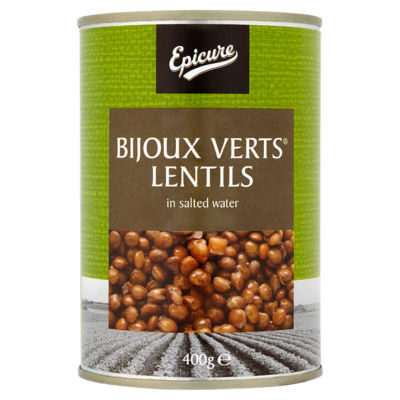 Epicure Bijoux Verts Lentil in Salted Water 400G