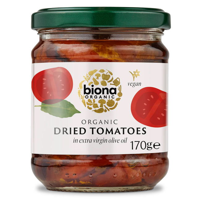 Biona Organic Dried Tomatoes In Extra Virgin Olive Oil 170g
