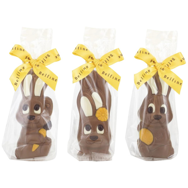 Belfine Bunnies Misc. Kaat & Kato & Kiki Coloured Milk In Bag & Belfine Bow 60g