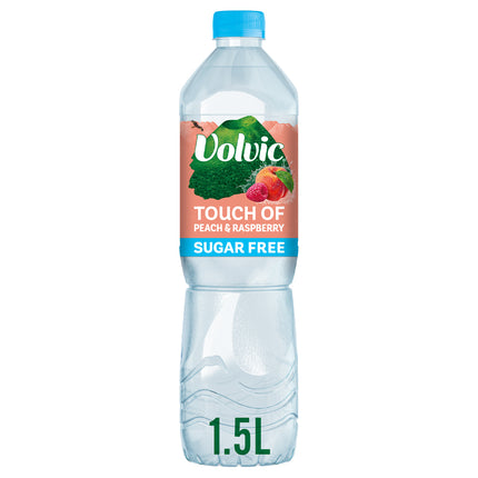 Volvic Touch of Fruit Peach & Raspberry Sugar Free 1.5L