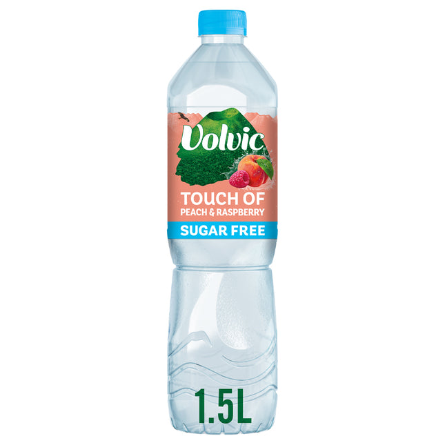 Volvic Touch of Fruit Peach & Raspberry Sugar Free 1.5L
