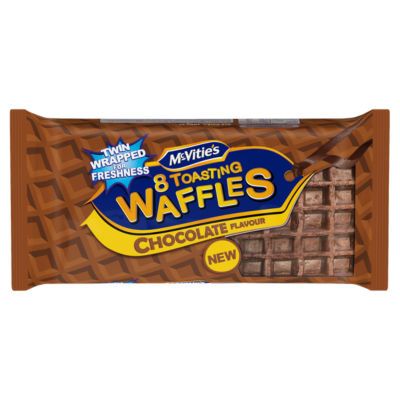 McVitie's Toasting Waffles Chocolate Flavour 8 Pack 222g
