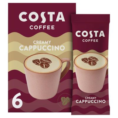 Costa Cappuccino Sachet 6Pk 6X17G