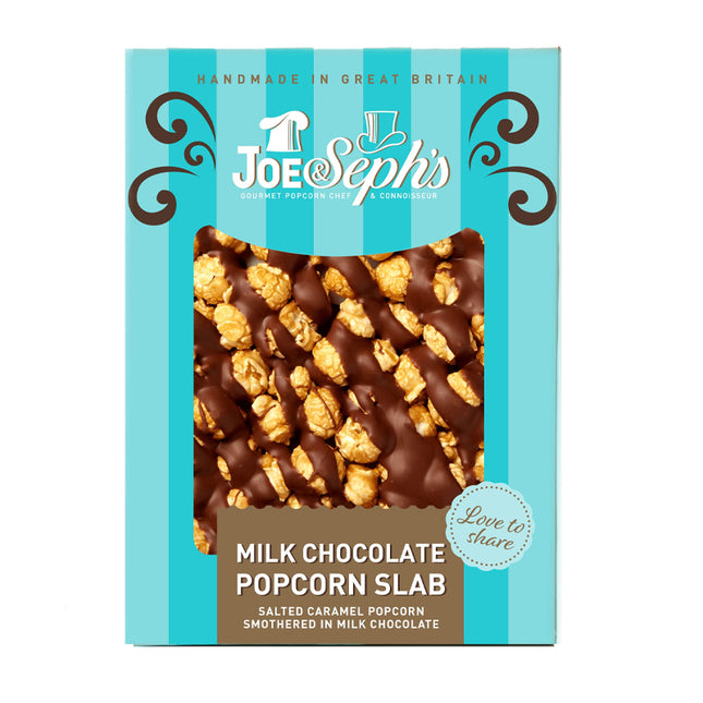 Joe & Seph's Milk Chocolate Popcorn Slabs - 115g