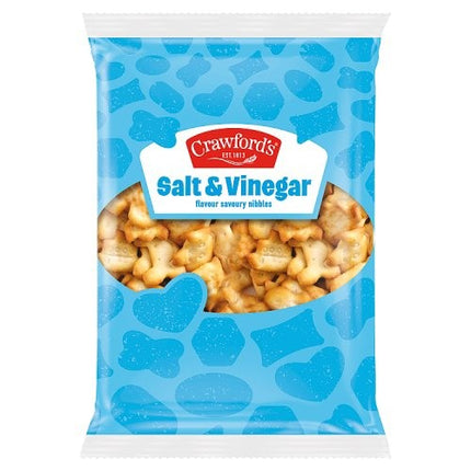 Crawford's Savouries Salt and Vinegar Baked Snacks 200g