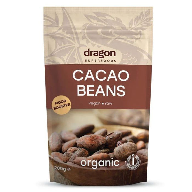 Dragon Superfoods Cacao Beans, Criollo, Raw 200G
