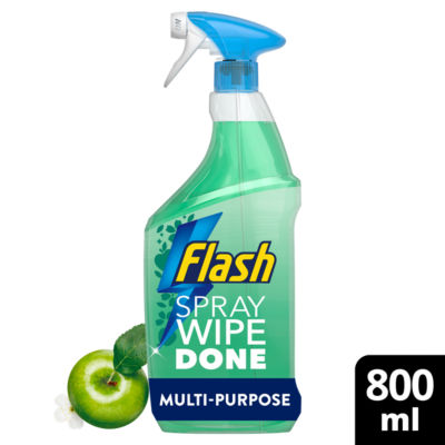 Flash Spray Wipe Done Apple Blossom Anti Bacterial 800ml