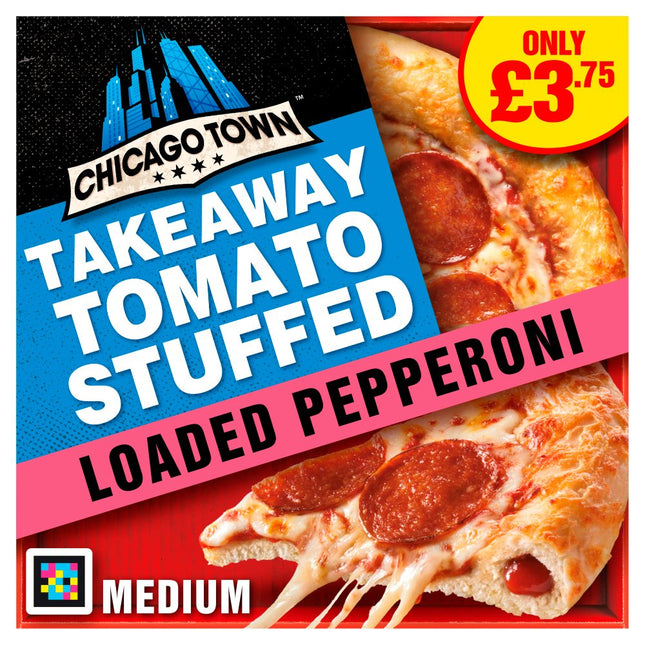 Chicago Town Stuffed Crust Take Away Pepperoni PMP £3.75 490G