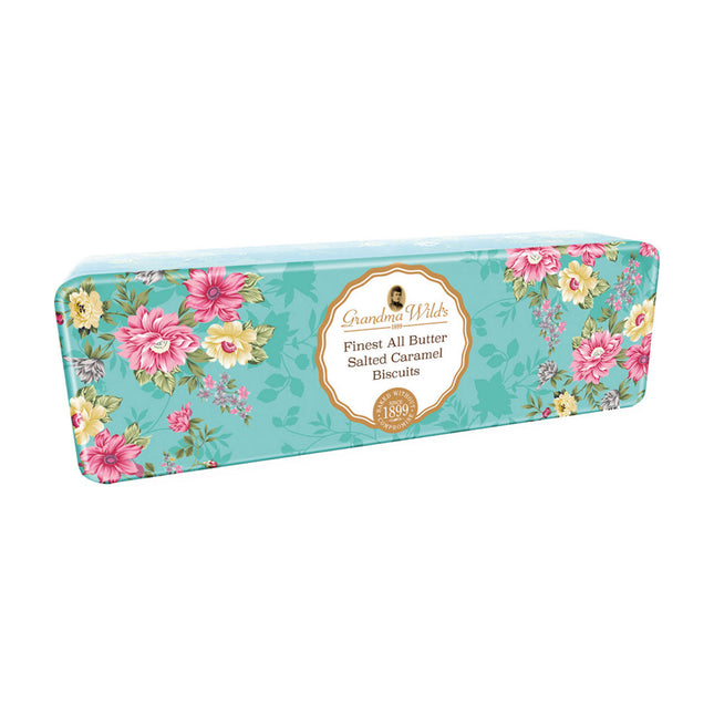 Grandma Wild's Victorian Floral All Butter Salted Caramel Tin 150g