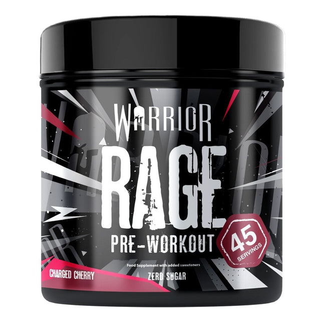 Warrior RAGE Pre-Workout Charged Cherry 45 Serves / 392g
