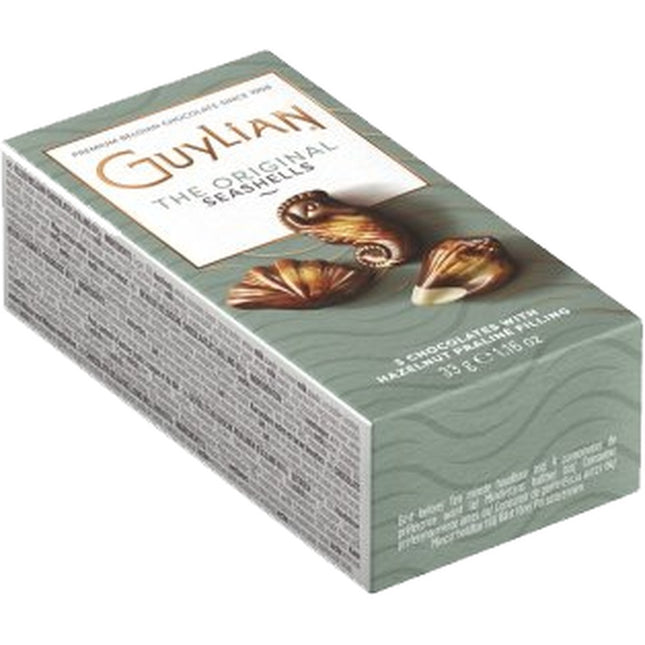Guylian praline seashells mini 3 piece box 33g