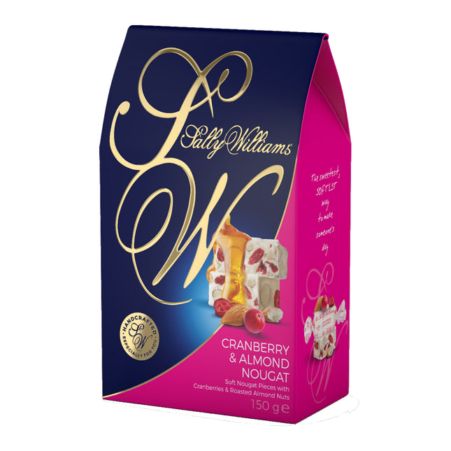 Sally Williams Soft Nougat/Cranb&Almonds 150g