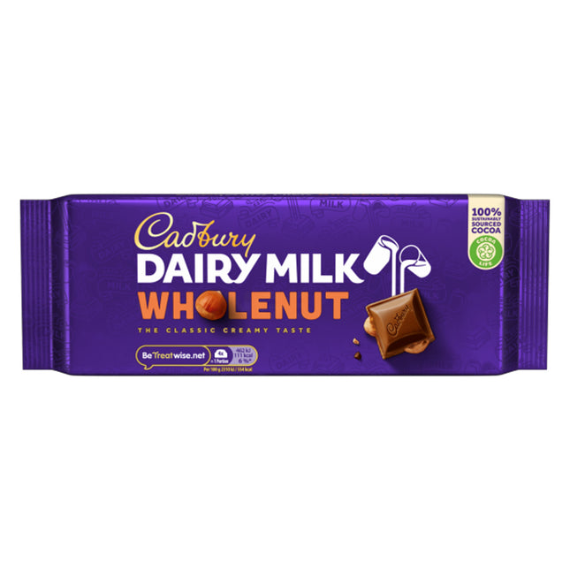 Cadbury's Dairy Milk Whole Nut Export 180g
