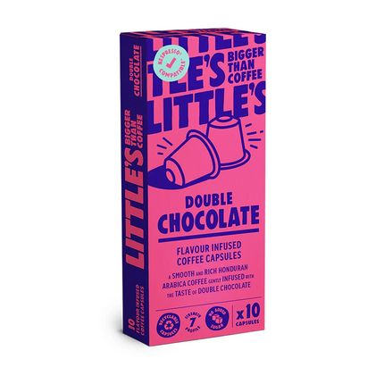 Little's Double Chocolate Nespresso Compatible Capsules 10x5.2g