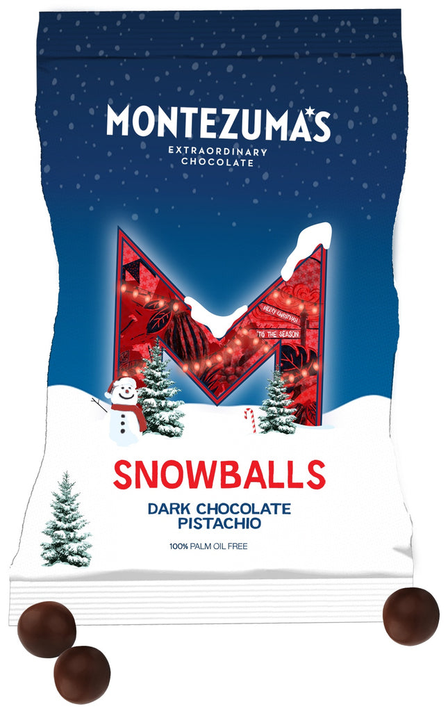 Montezumas Dark Chocolate Pistachio Snowballs Bag 120g