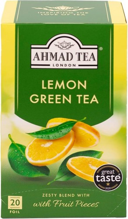 Ahmad Tea Lemon Green Tea 20x2g