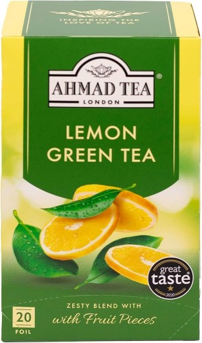 Ahmad Tea Lemon Green Tea 20x2g