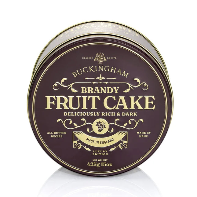 Buckingham Cakes Brandy Fruit Cake flavoured with Cognac 425g