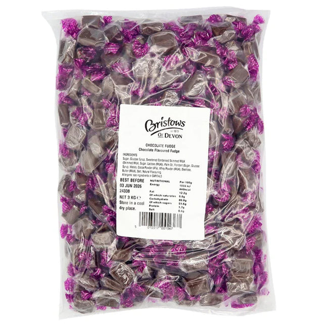 Bristows Chocolate Bulk Fudge 3kg