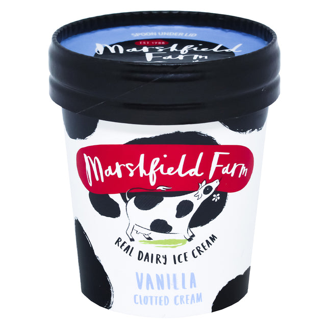 Marshfield Farm Real Dairy Ice Cream Vanilla Clotted Cream 125ml