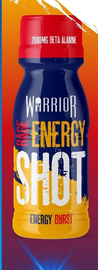Warrior RAGE Energy Shots Energy Burst 60ml
