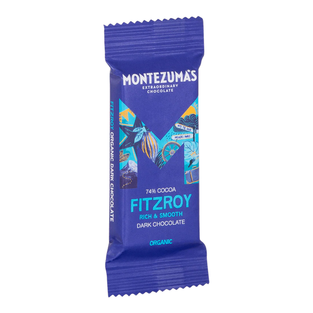 Montezumas Fitzroy Dark 74% Bars 25g