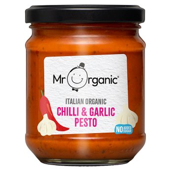 Mr Organic Chilli & Garlic Pesto 190g