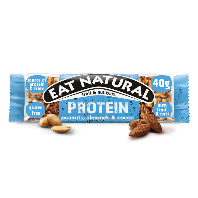 Eat Natural ENERGY PEANUT ALMOND & COCOA T1X12 HFSS 40g