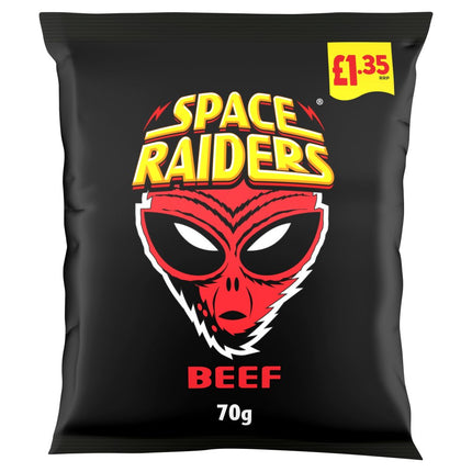 Space Raiders Beef Crisps 70g, £1.35 PMP