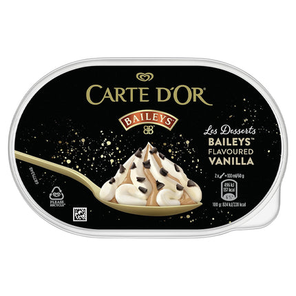 Carte D'Or Baileys Ice Cream Tub 825ml