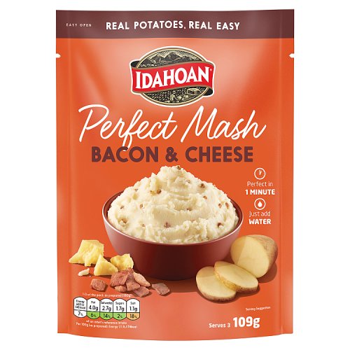 Idahoan Cheese & Bacon Mash 109g