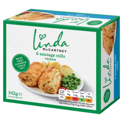 Linda McCartney Vegan Sausage Roll 6 x 57g