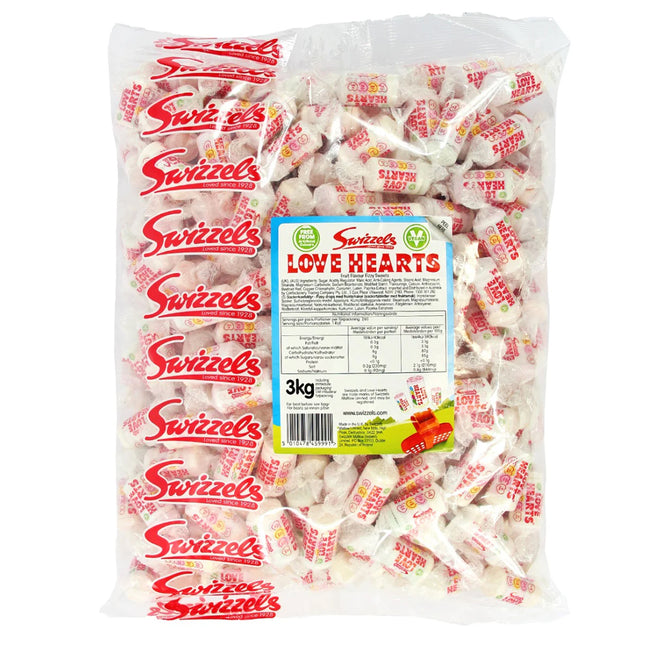 Swizzels Love Hearts Mini Rolls 3kg