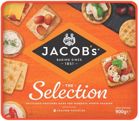 Jacob's Biscuits For Cheese Tub 900g