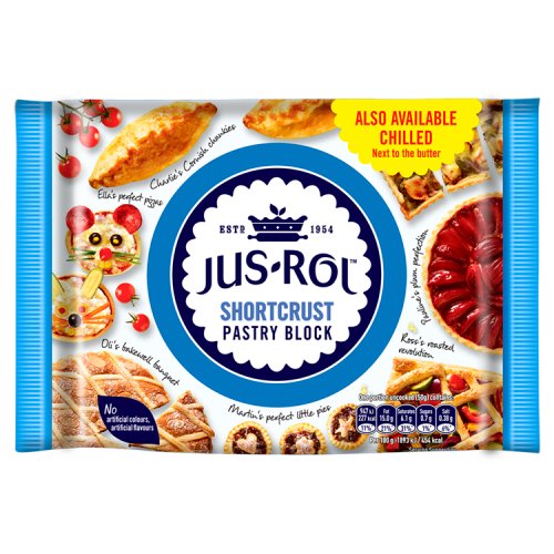 Jus Rol Shortcrust Pastry Block X 6