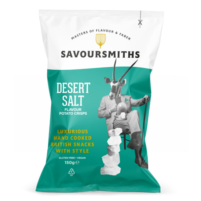 Savoursmiths Desert Salt Flavour Potato Crisps 150g