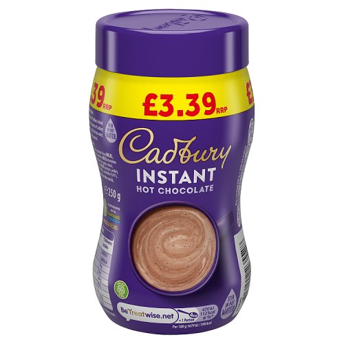 Cadbury Instant Hot Chocolate PMP £3.39 250g