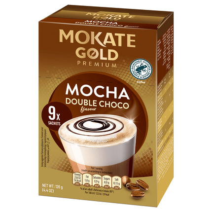Mokate Gold Premium Mocha Double Choco 9x14g